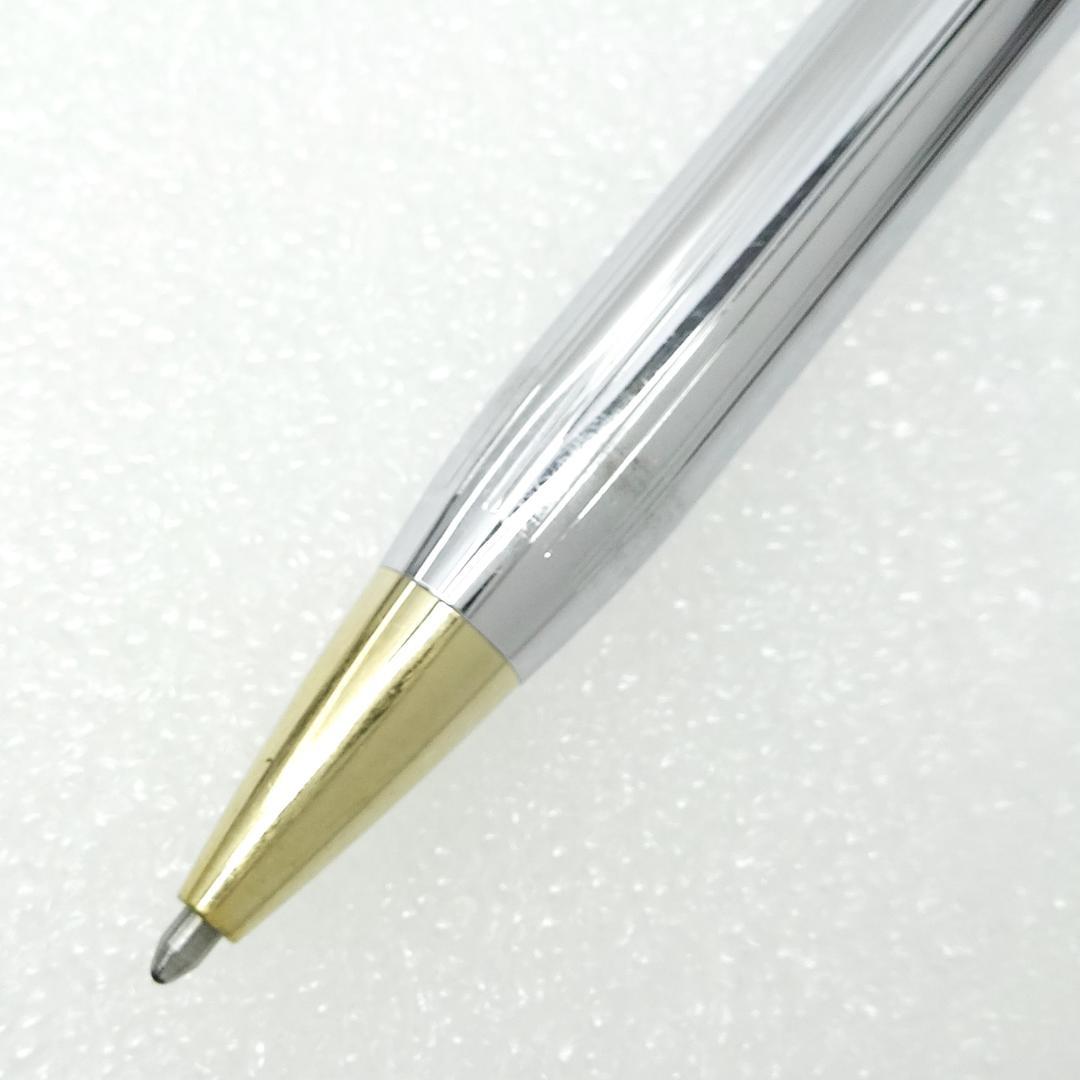 Cross Townsend Ballpoint Pen Chrome Gold USA Twist Ballpoint Pen Blue Ink — Japan Import