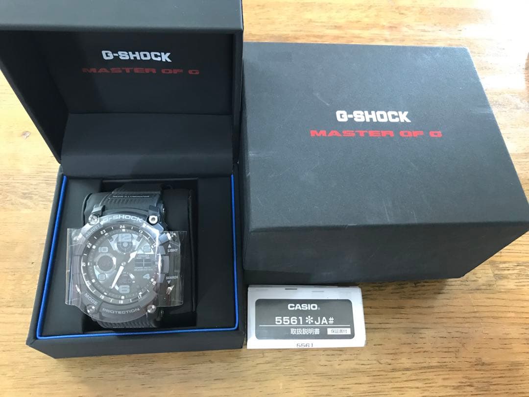 Casio G-Shock GWG-100 Model 5561 Electric Wave Solar Watch with Black Dial and Strap — Japan Import