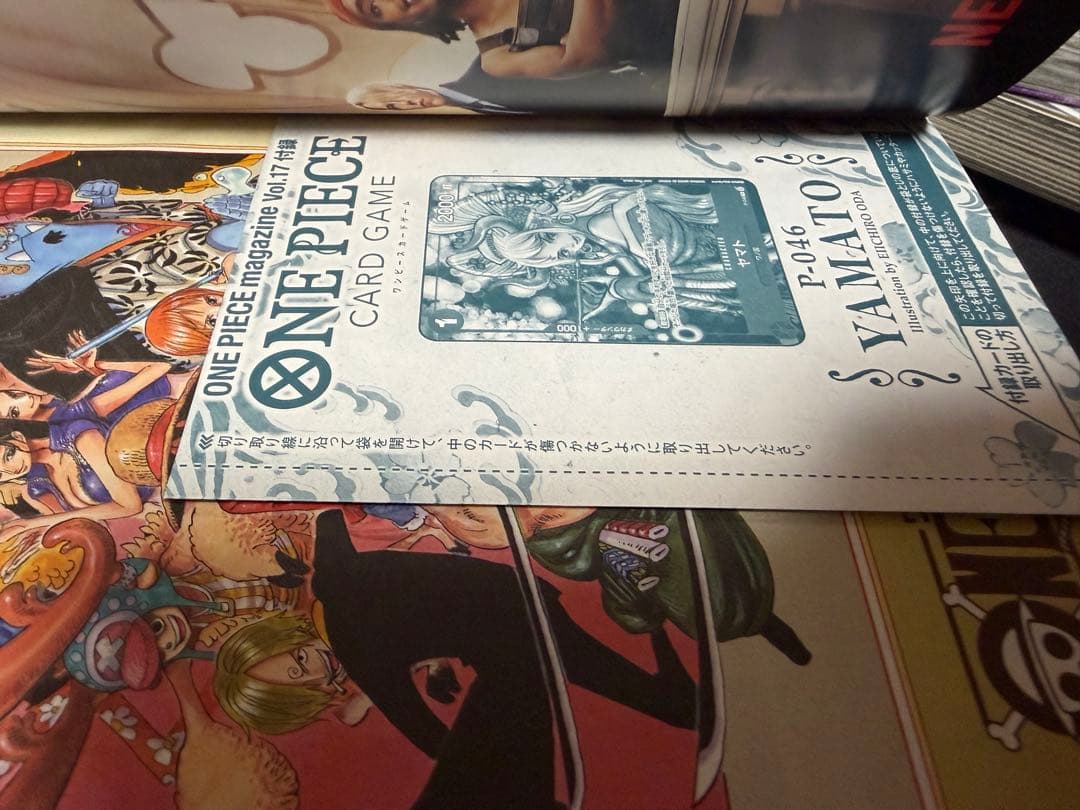 Unopened Oiran Yamato One Piece Magazine Vol.17 promotional card in original condition from Japan