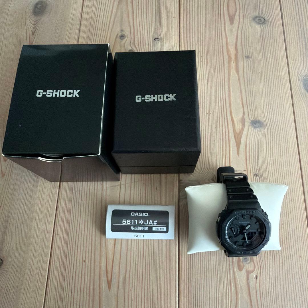 Casio G-Shock Series GA-2100-1A1JF All Black Watch Band Model with Battery Service — Japan Import