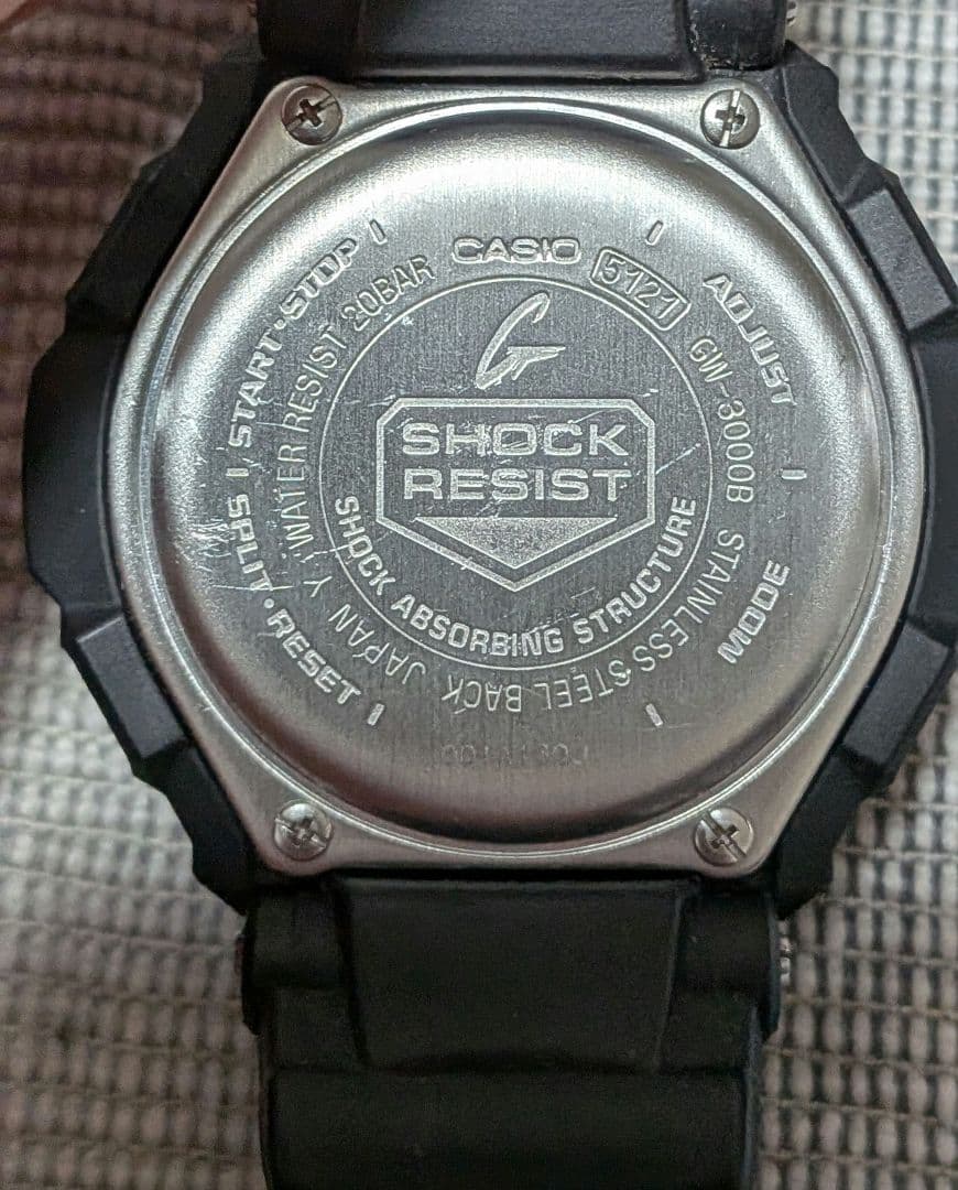 Casio G-Shock G-SHOCK GW-3000B-1AJF Tough Solar Radio Watch — Japan Import