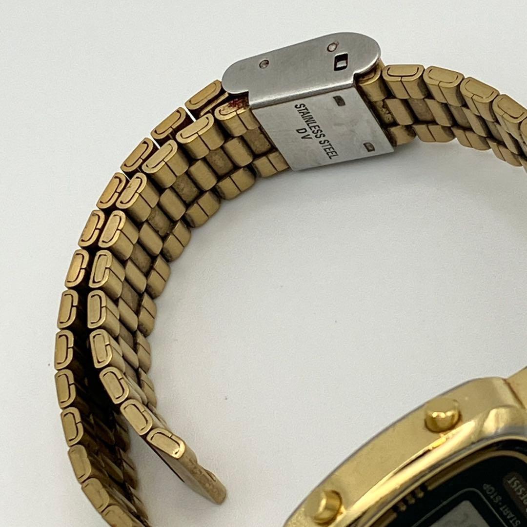 Casio Y2K Gold Stainless Steel Watch with Battery — Japan Import