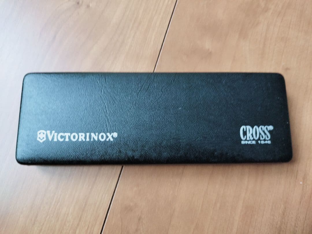 Victorinox Cross Collaboration Black Ballpoint Pen and Swiss Army Knife Set