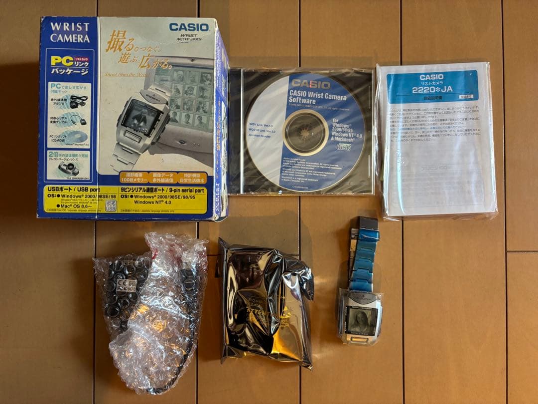 Casio Wrist Camera Digital Watch with Camera Function and USB/Serial Port — Japan Import