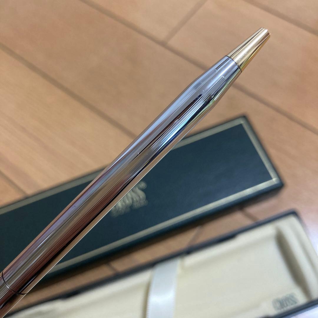 Cross Brand Silver Gold Ballpoint Pen