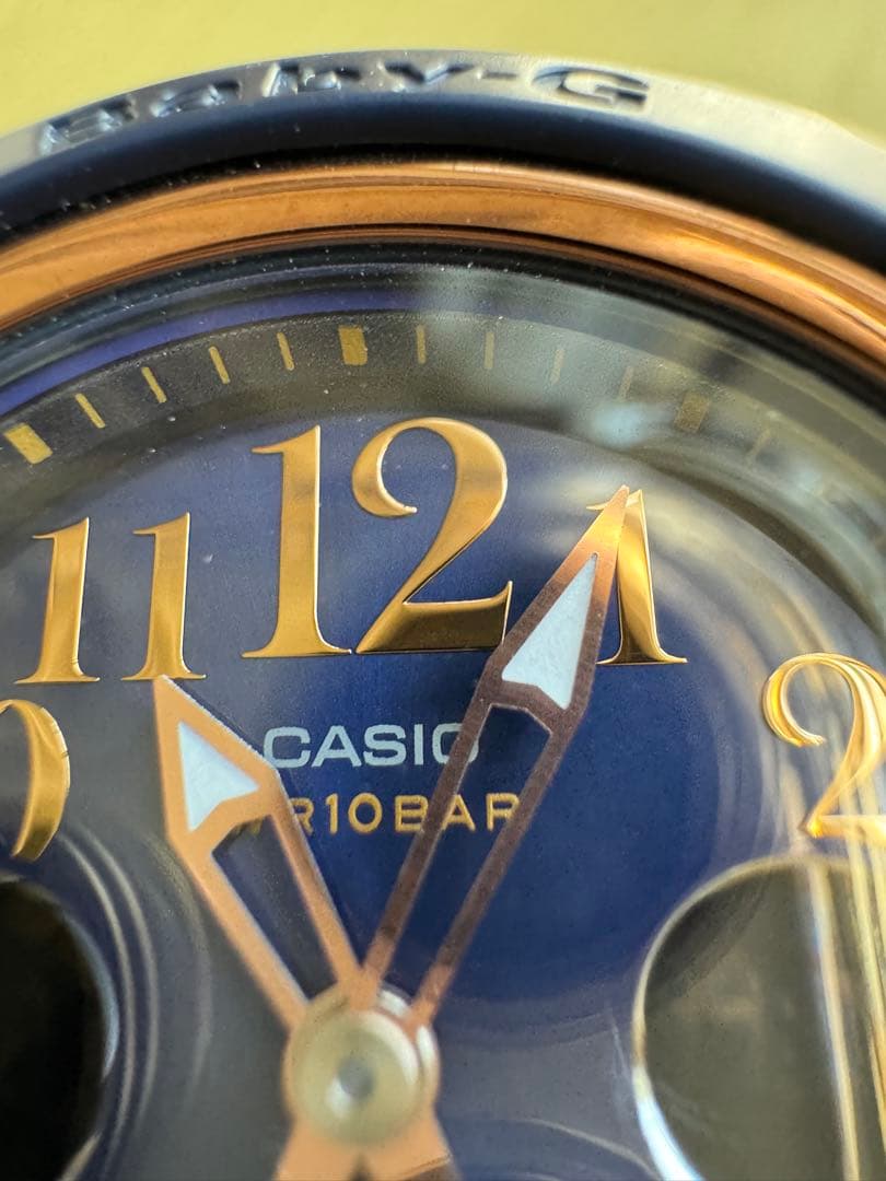Casio Baby-G BGA-150PG-2B2JF Model Navy Gold Watch