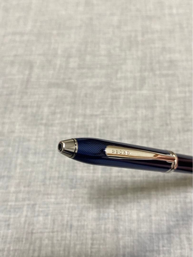 Cross Townsend Ballpoint Pen Quartz Blue Lacquer — Japan Import