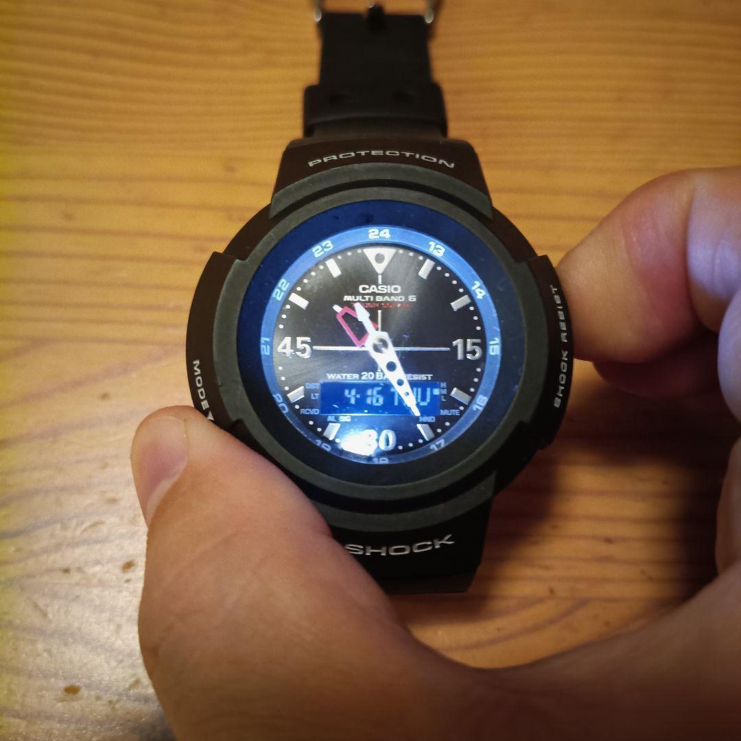 Casio G-Shock AWG-M520-1AJF Watch in Black with Shock Resistance and 20 ATM Water Resistance — Japan Import