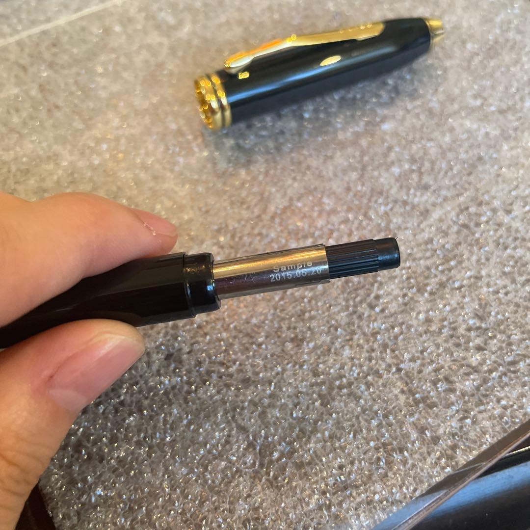 Cross Townsend Ballpoint Pen No.60 in black with oil-based ink, used condition, Japan import