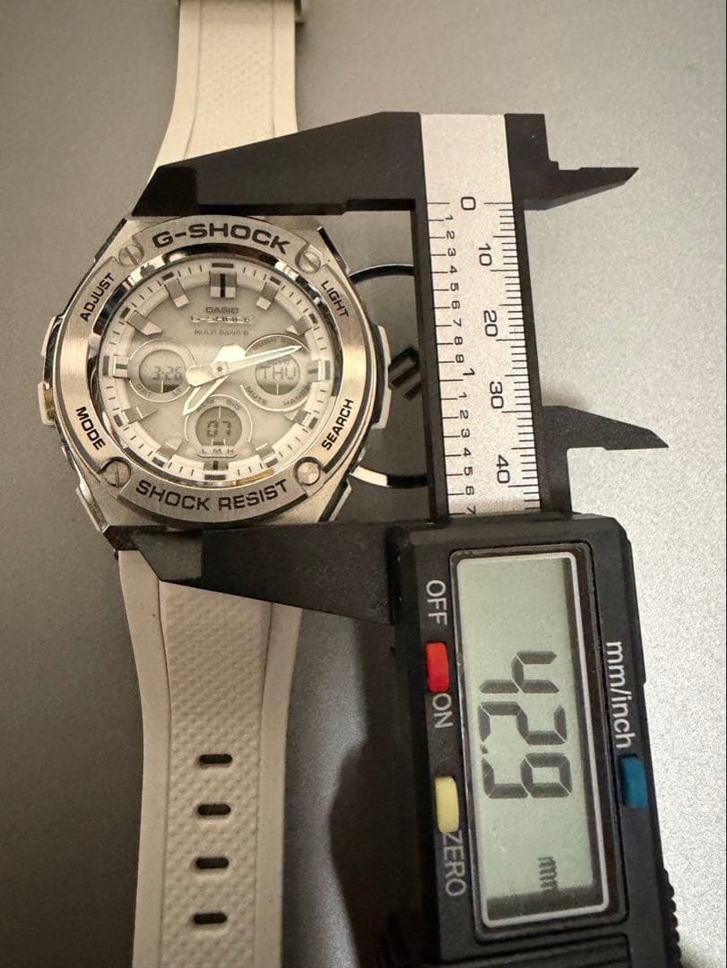 Casio G-Shock G-STEEL Radio Solar GST-W310 Men’s Watch White — Japan Import