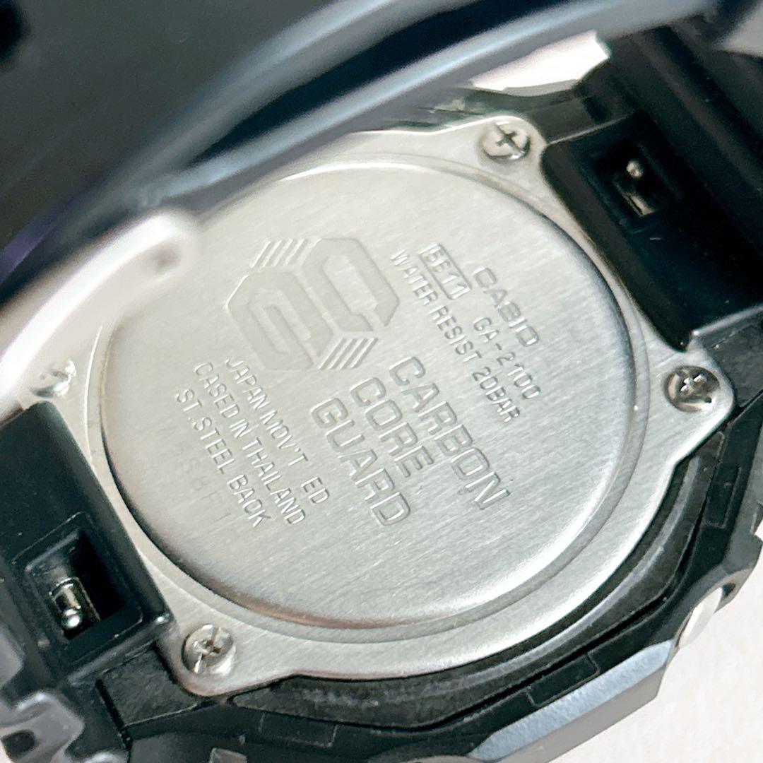 Casio G-Shock GA-2100 Watch with Scratched Glass and Worn Band — Japan Import