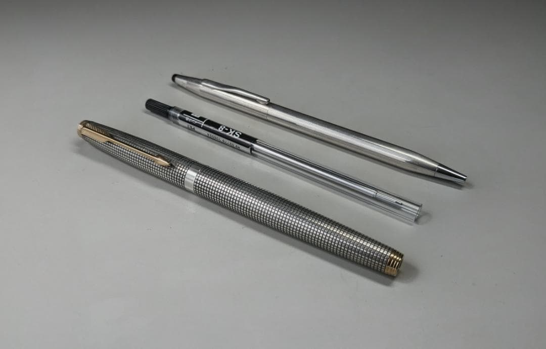 Parker Parker 75 Fountain Pen & Cross Ballpoint Pen — Japan Import
