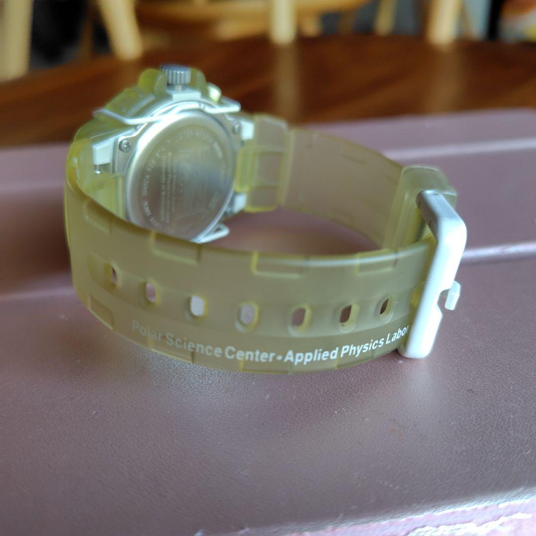 Casio Baby-G Analog Watch Waterproof Transparent Green and Yellow
