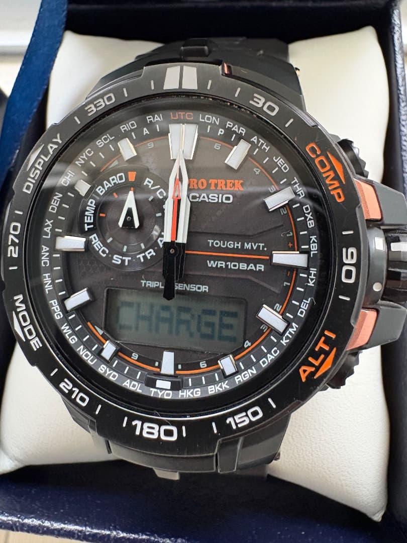 Casio PROTREK PRW-S6000Y 5365P-JA Digital and Analog Watch — Japan Import