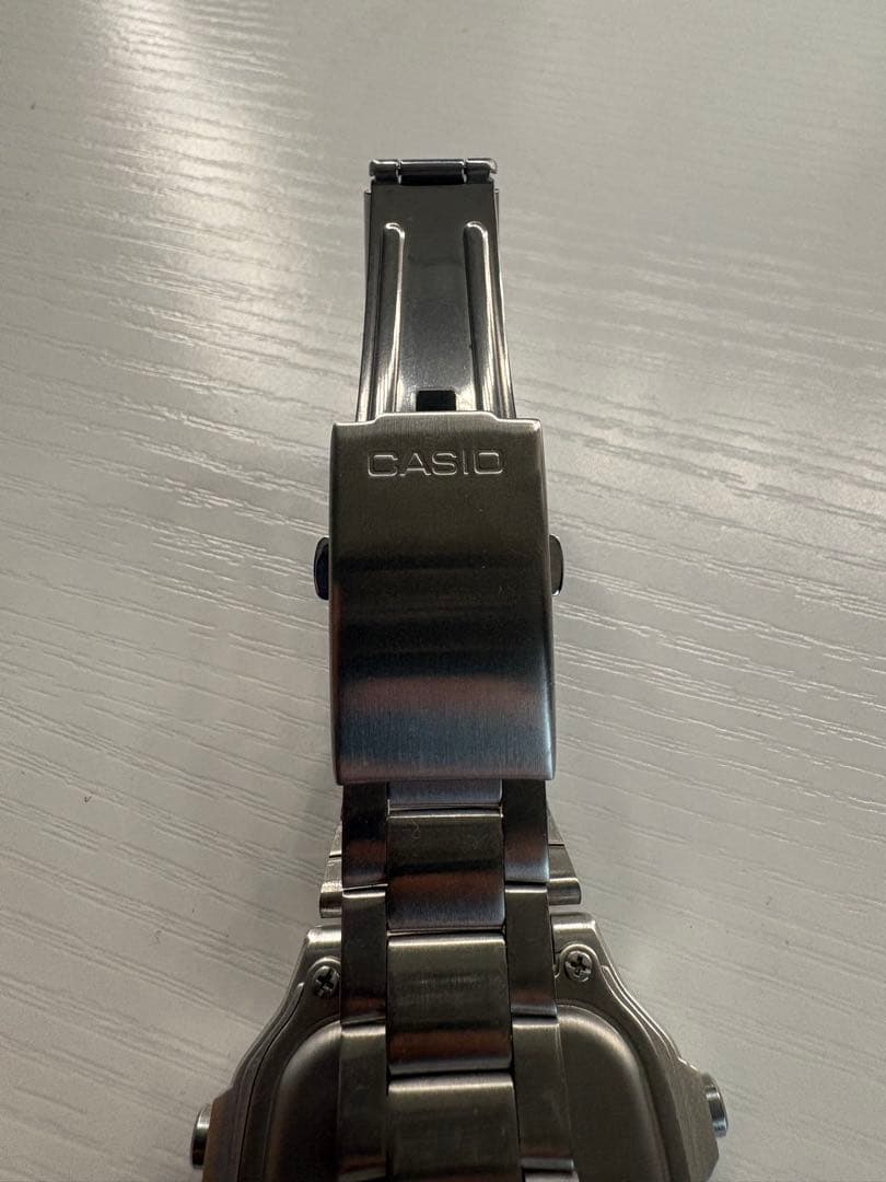 Casio Digital Watch - World Time Stainless Steel Silver — Japan Import