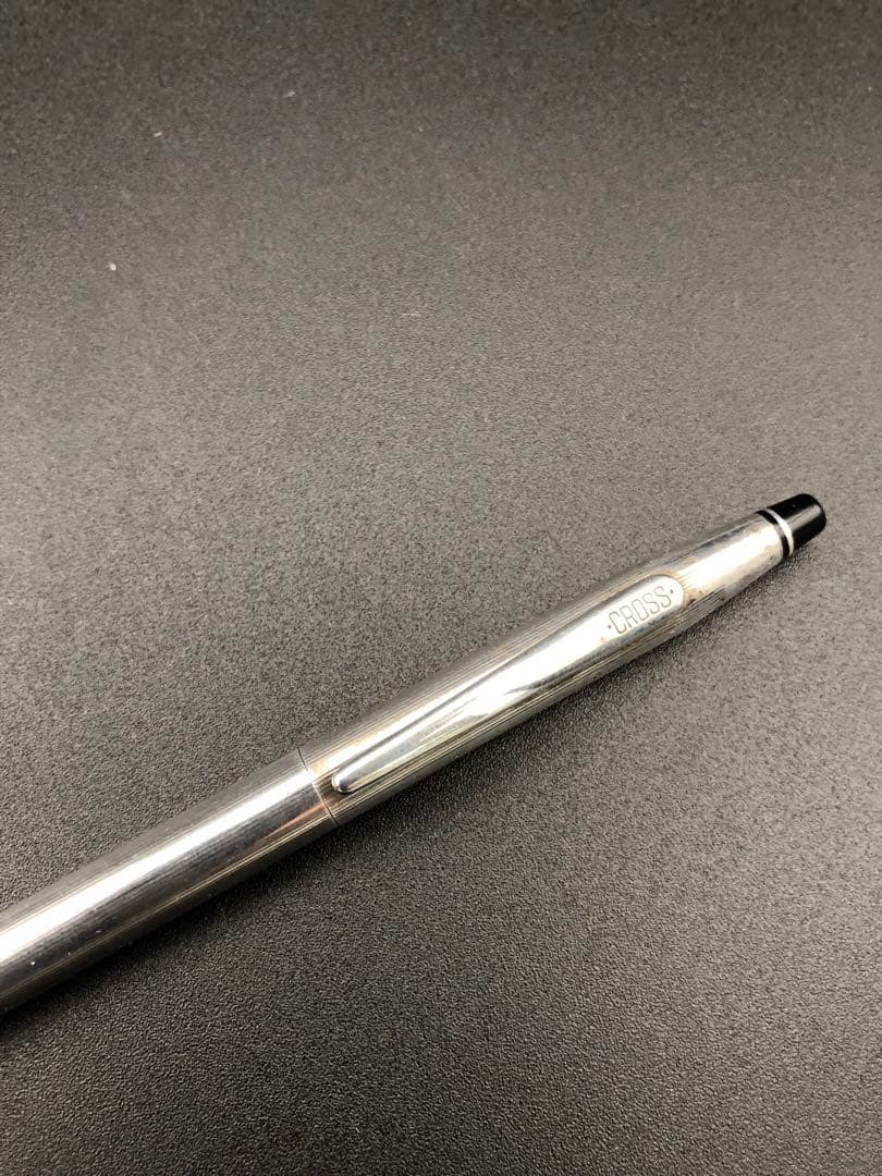 Acroball Silver Plated Ballpoint Pen - Slim Silver Design — Japan Import