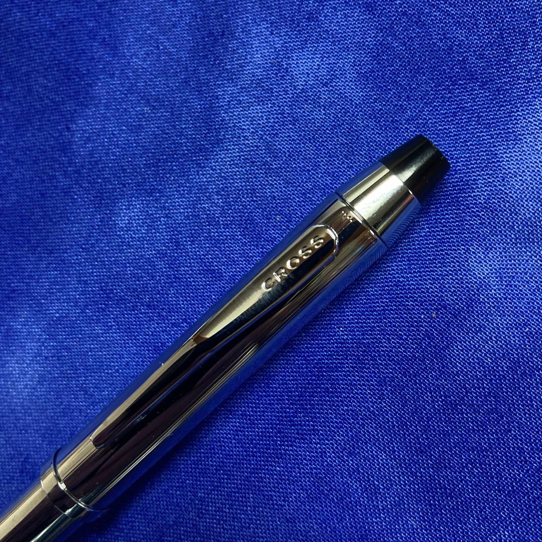 Casio Series TEC3 Multi-Function Pen Model NA T0090-1st Chrome Rotating 3-Function Oil-Based Ink Pen with Black and Red 0.7 mm & 0