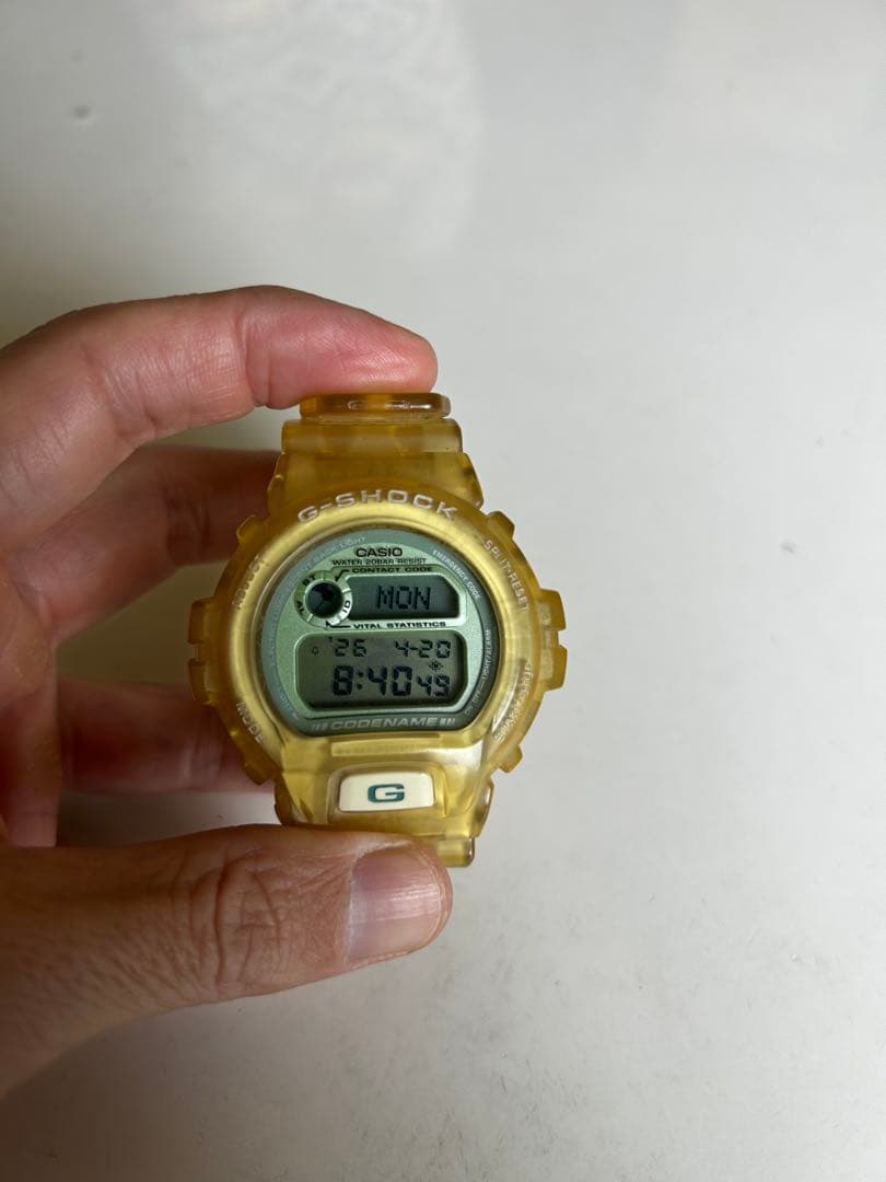 Casio G-Shock International Dolphin Whale Conference Commemorative Model DW-6910K Clear Yellow