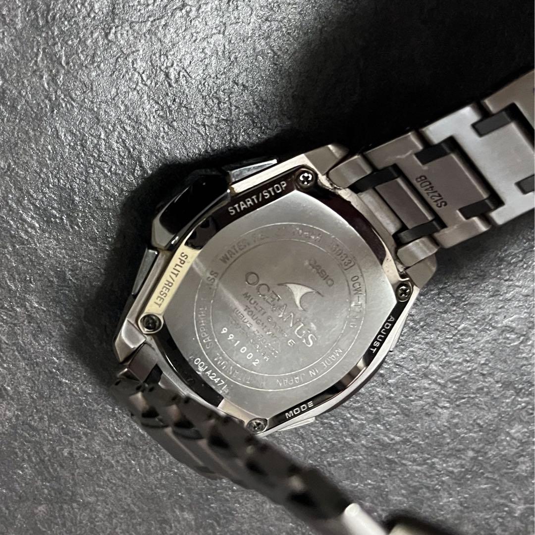 Casio OCEANUS Men’s Watch OCW-T750TDC-7AJF Solar Radio Quartz Titanium White — Japan Import