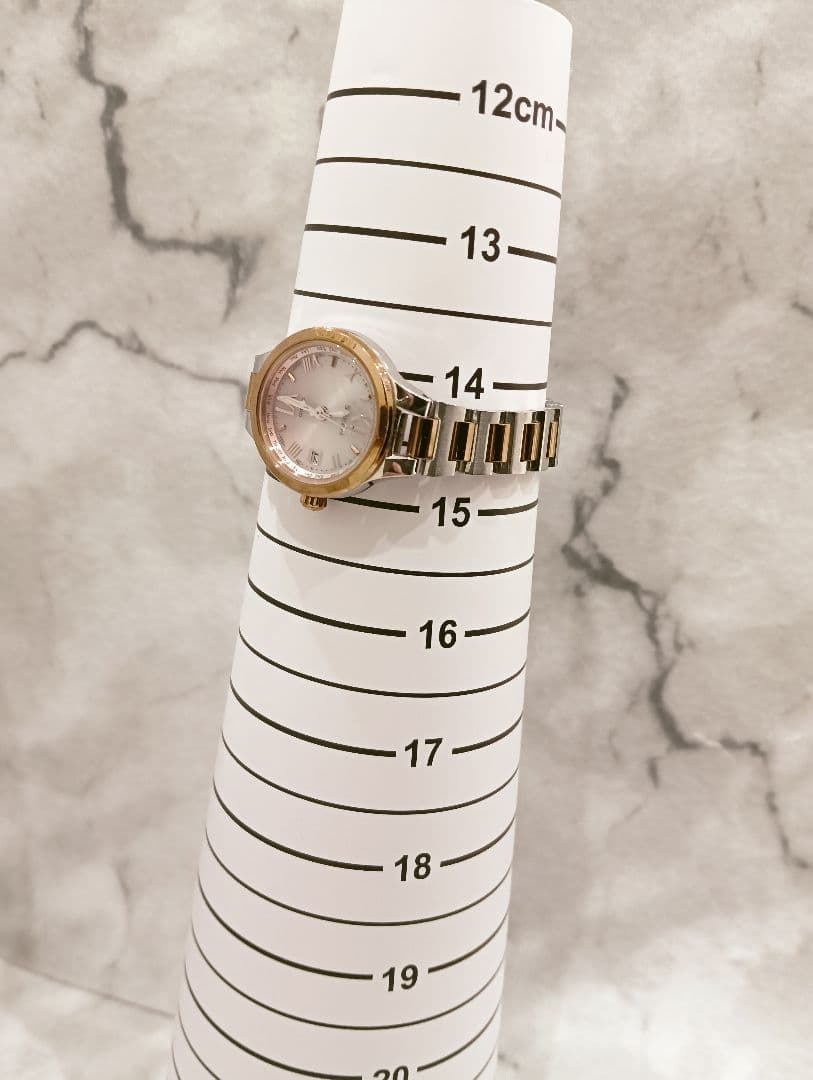 Casio Sheen 5435 SHW-1700 Radio Wave Solar Watch Pink Gold - Japan Import