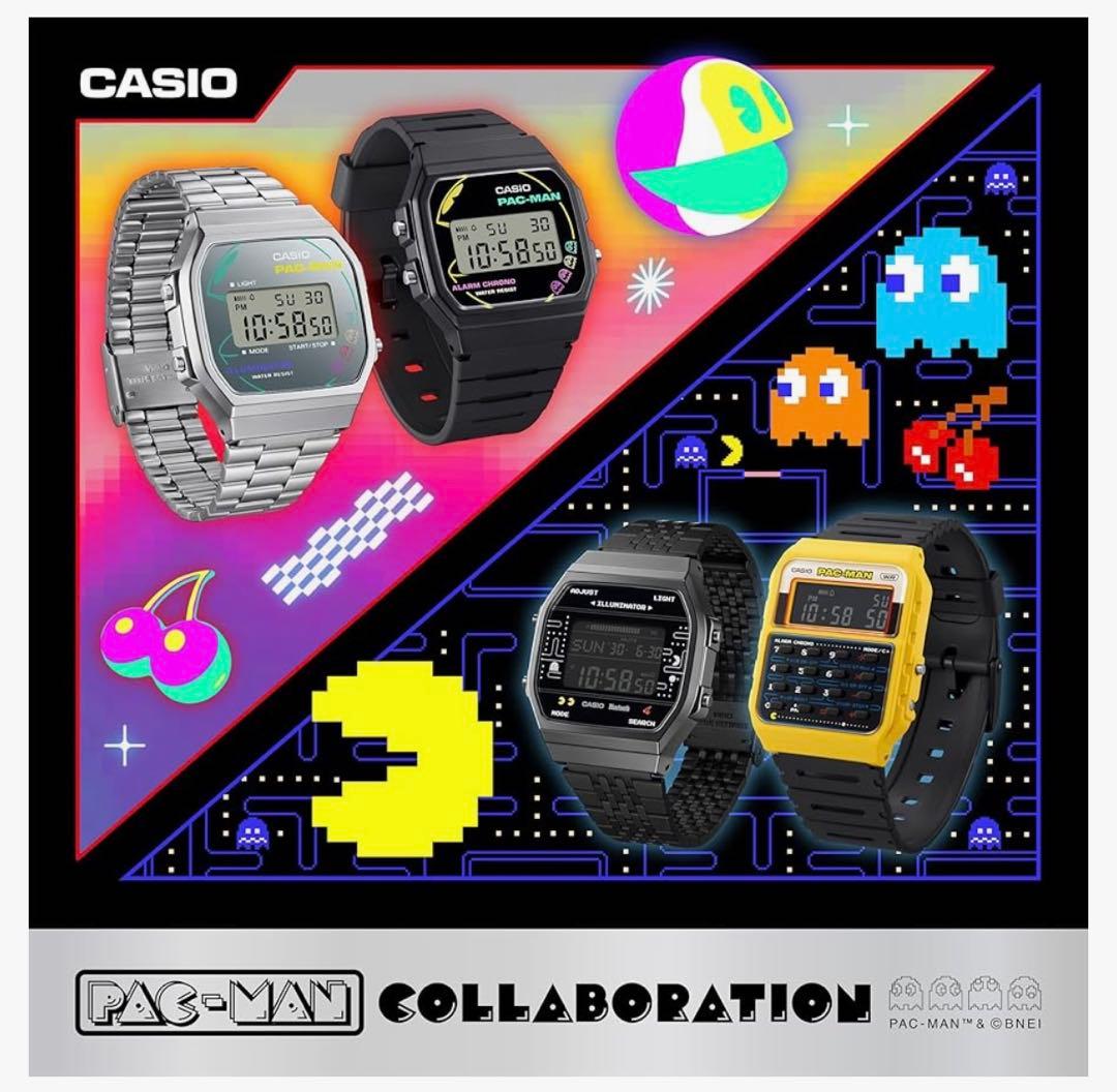 Casio Pac-Man Limited Collaboration F-91WPC-1AJR Kidult Digital Watch
