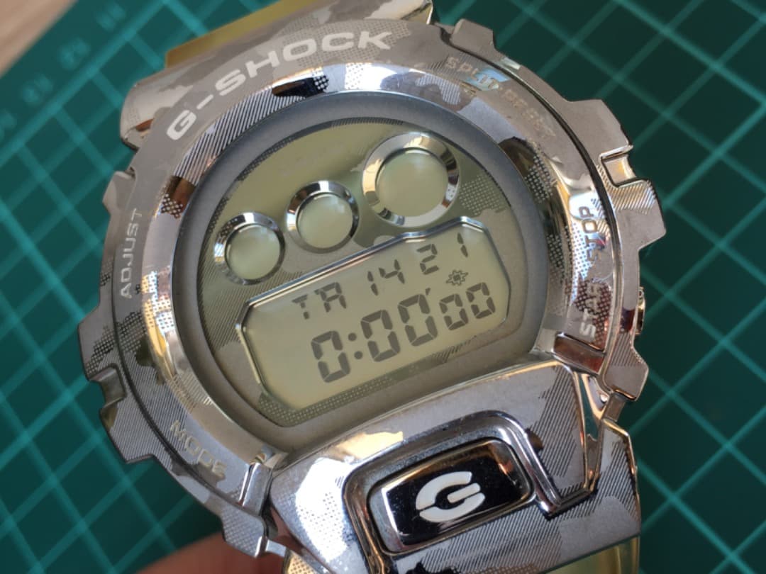 Casio G-Shock GM-6900SCM Camouflage Metallic Skull Watch — Japan Import