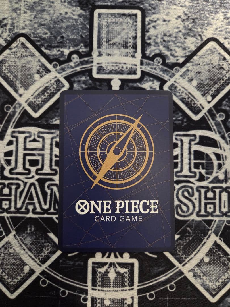 One Piece trading card featuring Jinbei in parallel version with Japanese text