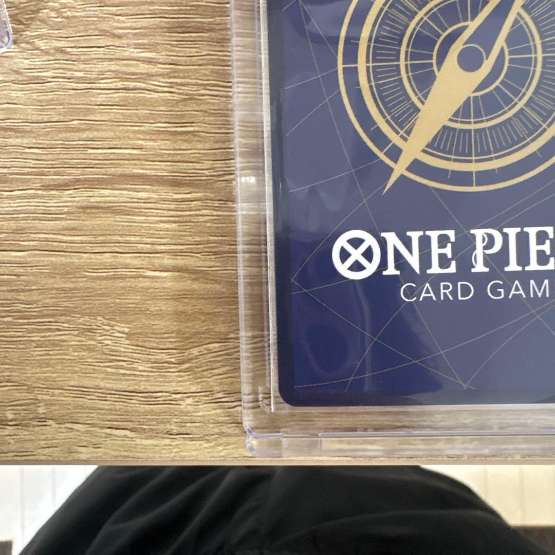 One Piece Monkey D. Luffy OP05-119 SEC Parallel Japanese trading card in protective hard case and sleeve