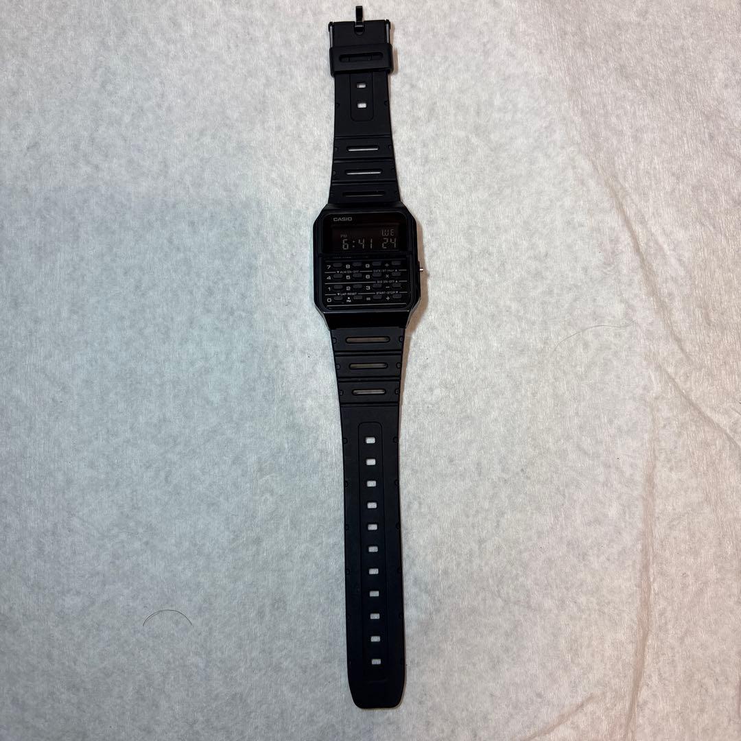 Casio Digital Calculator Watch CA-53W Black Japan Import