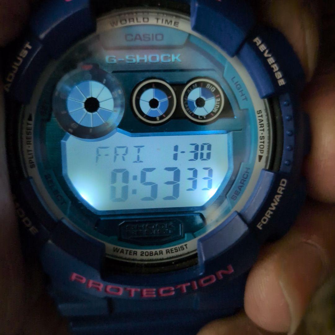 Casio G-Shock Digital Watch Blue GD-120