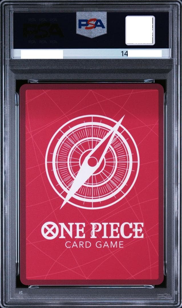 One Piece Sanji collectible card PSA9 graded model PRB01-001 with minor scratches and case imperfections