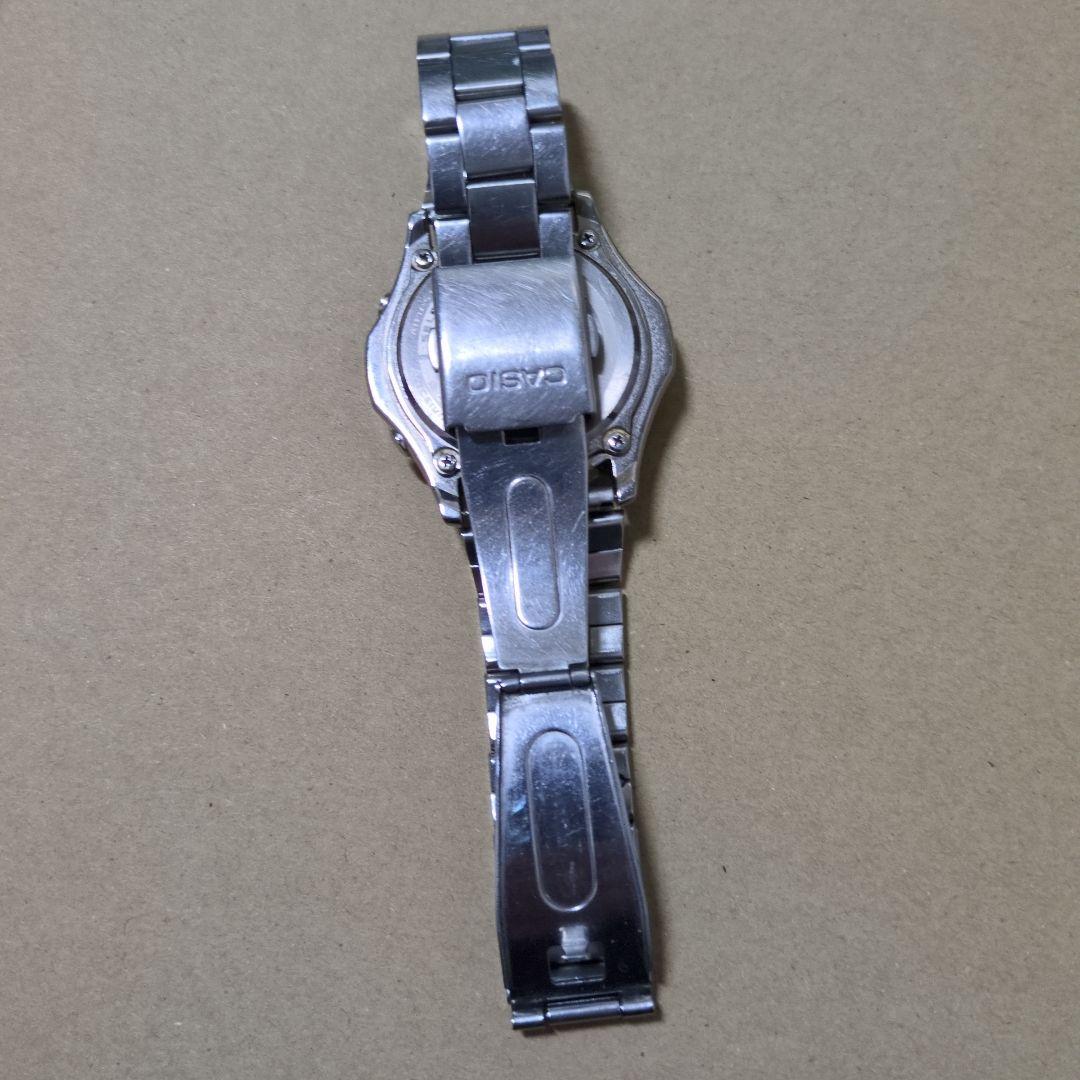 Casio Analogue Radio Wave Solar Watch Silver Model with Date Display — Japan Import
