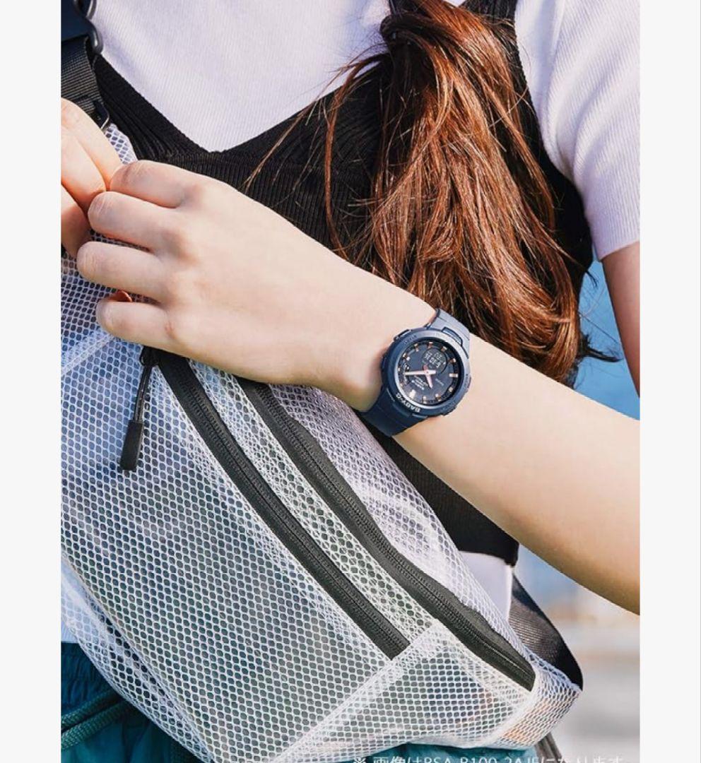 Baby-G Women's BSA-B100-1AJF Watch in Black by Casio — Japan Import