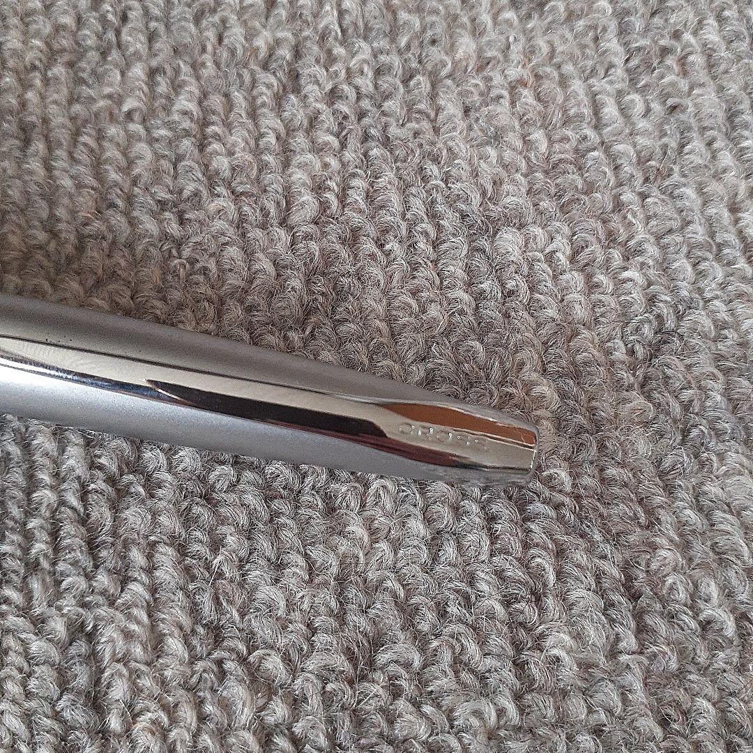 Cross Titanium Gray Ballpoint Pen in metal with sleek gray finish, brand new and unused.