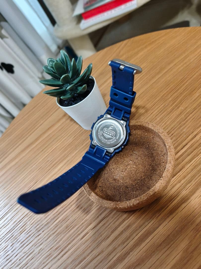 Casio G-Shock Digital Watch Denim Blue Model DW-5600DE-2JF Japan Import