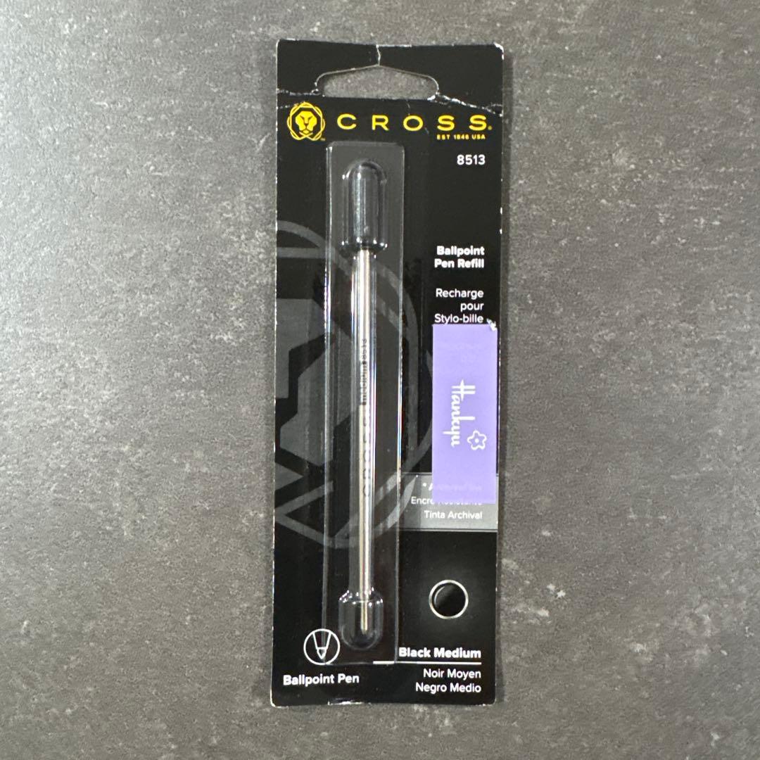Cross Blue Ballpoint Pen with Replacement Ink and Box