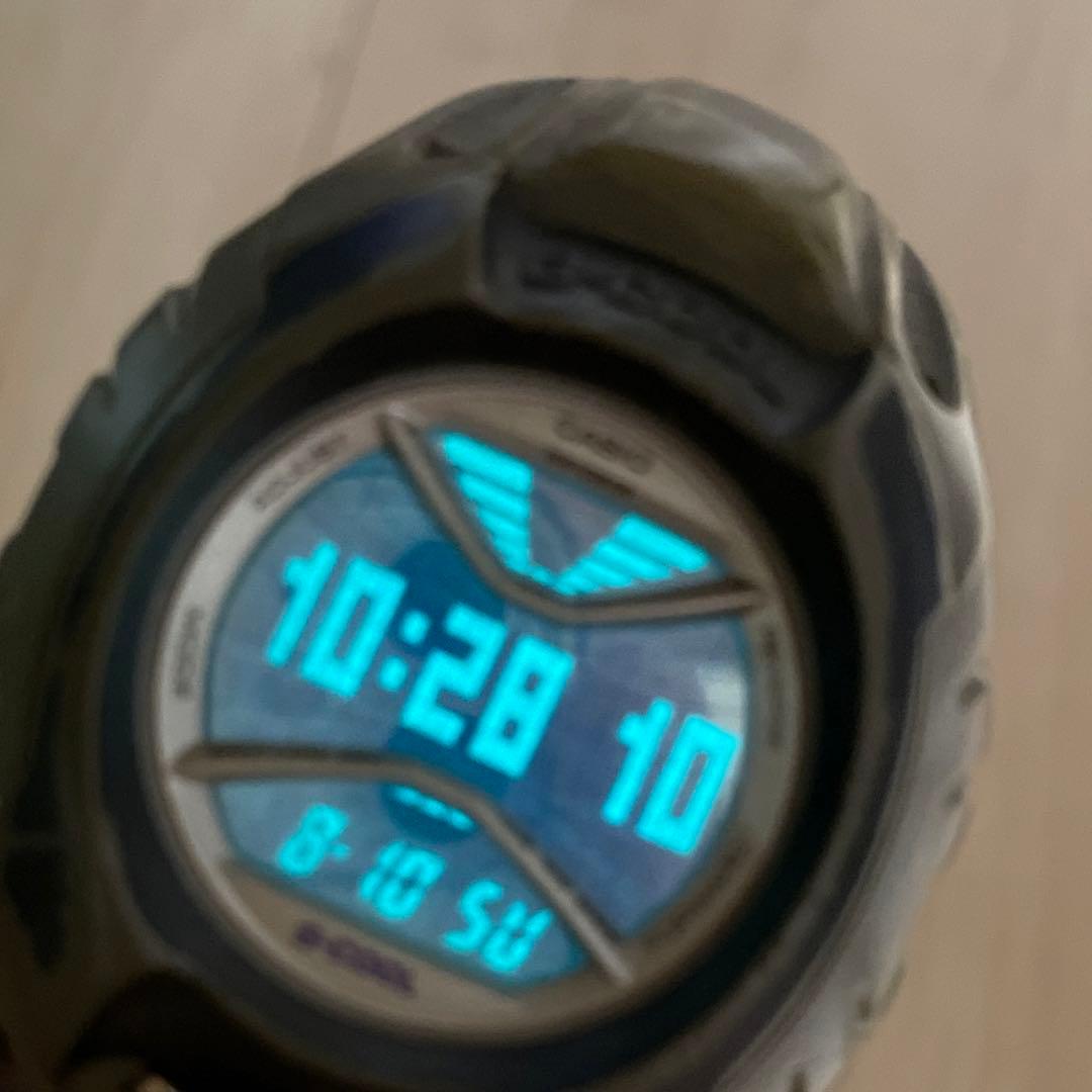 Casio G-Shock G-Cool Watch with Reversible Mirror Face and Green Body — Japan Import