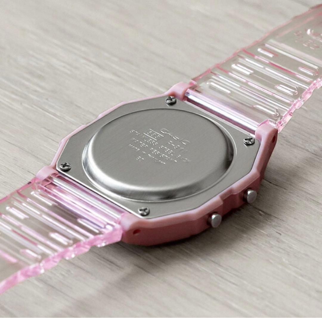 Casio CheapoCasio Pink Clear Skeleton Digital Watch — Japan Import