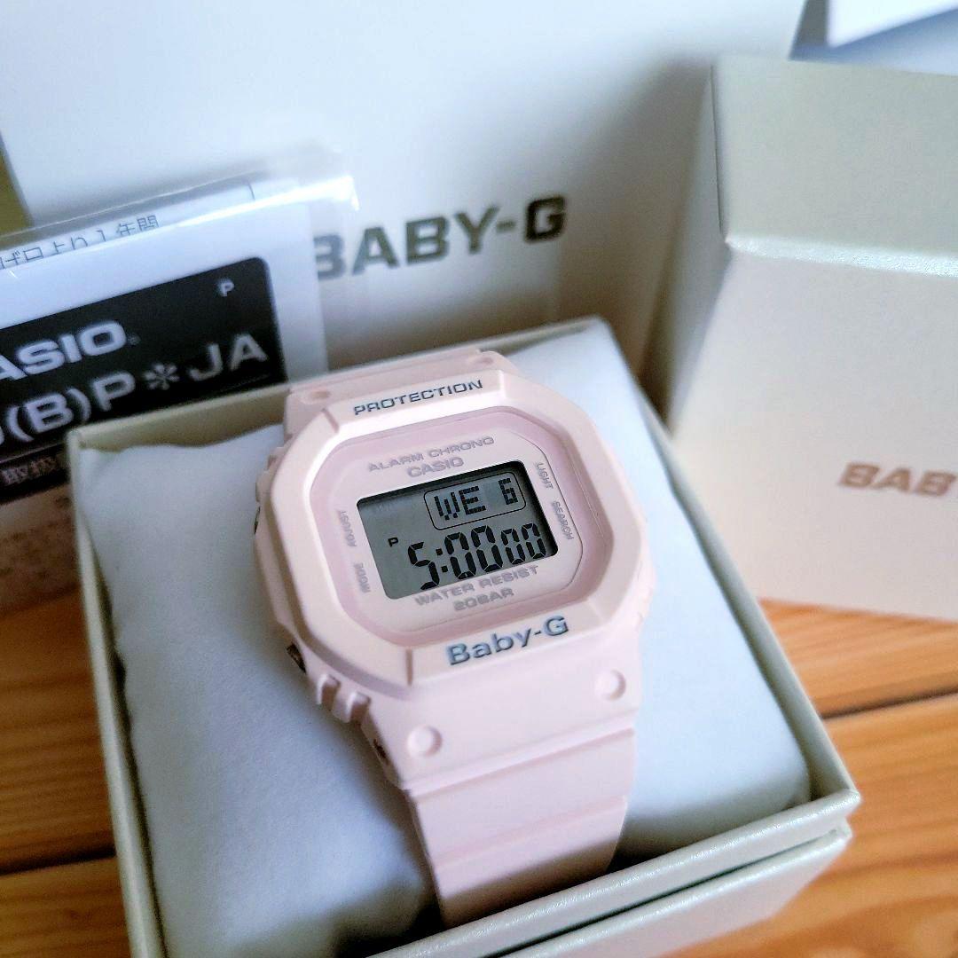Casio Baby-G BGD-560-4JF Square Casual Wristwatch with Pastel Pink Color — Japan Import