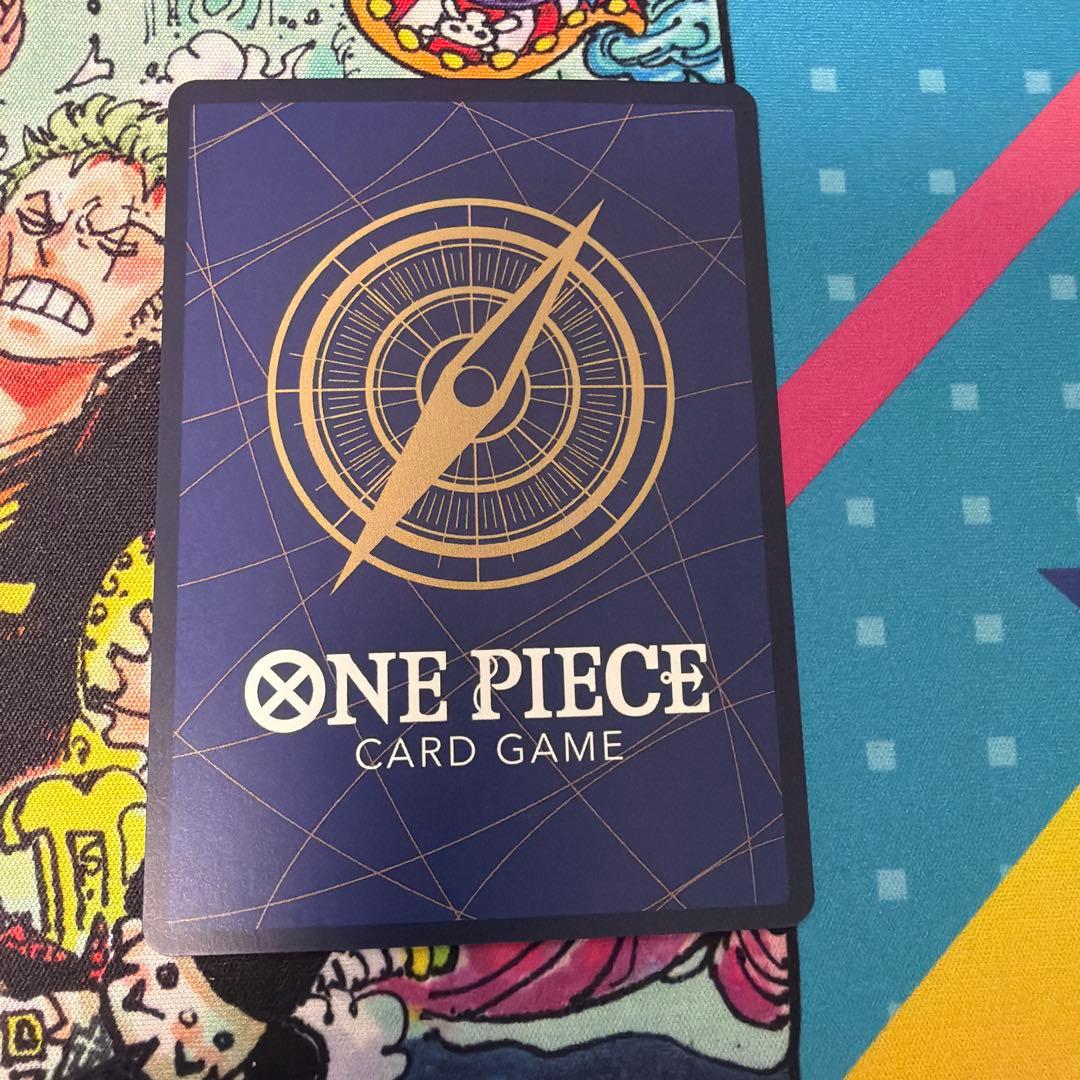 Sanji 2nd Anniversary Set SR OP07-064 collectible card from One Piece Card Game in Japanese, sleeved and mint condition