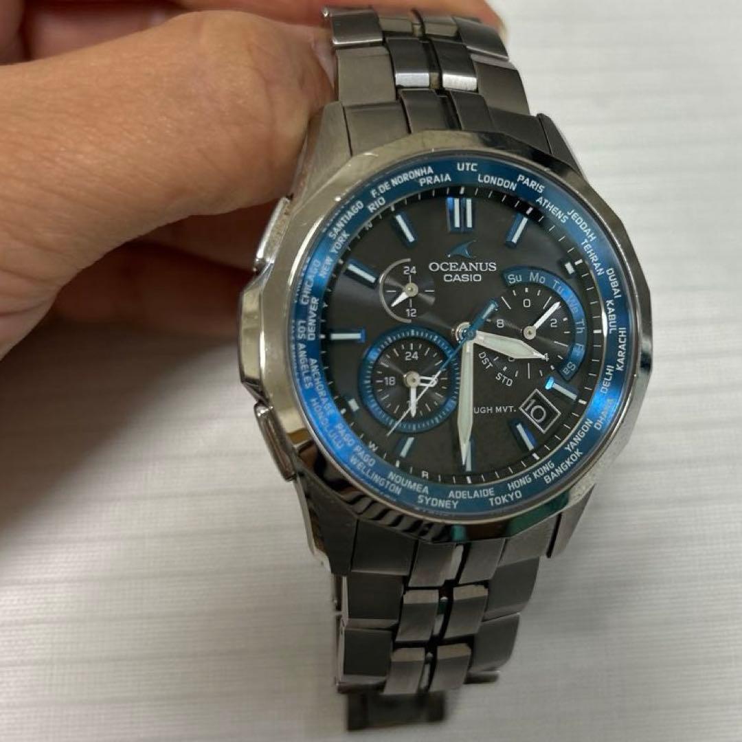 Casio Oceanus Manta OCW-S1400 Radio Solar Titanium Watch