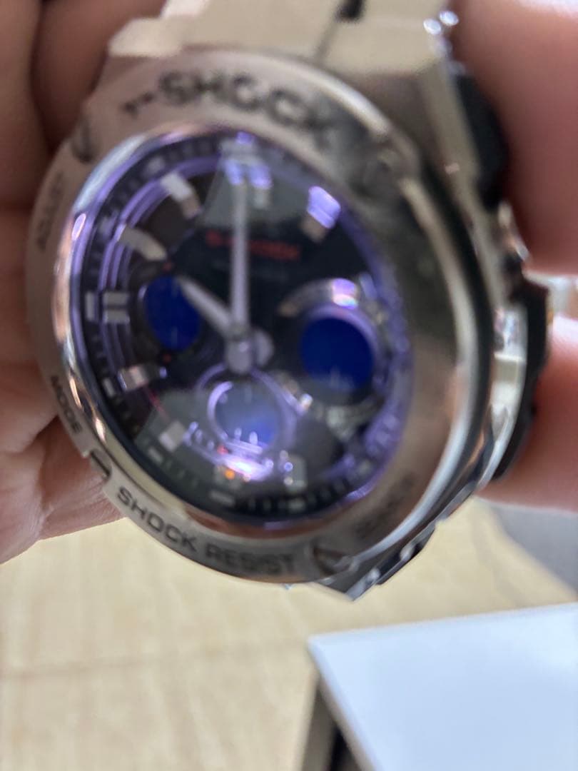 Casio G-Shock G-STEEL GST-W110D Model Radio Solar Watch with Spare Bands