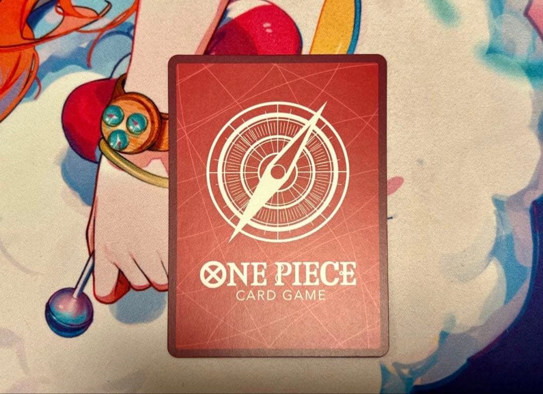 One Piece Nami Leader Parallel English Version Card OP11-041 showing detailed artwork and protective sleeves