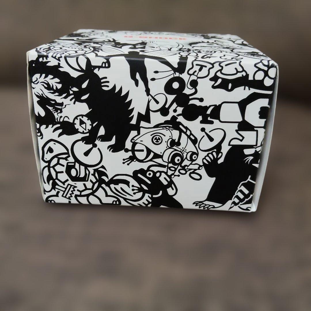 Casio G-Shock G-SHOCK DW-5600GU-7JR White Black Graphic Print Watch — Japan Import