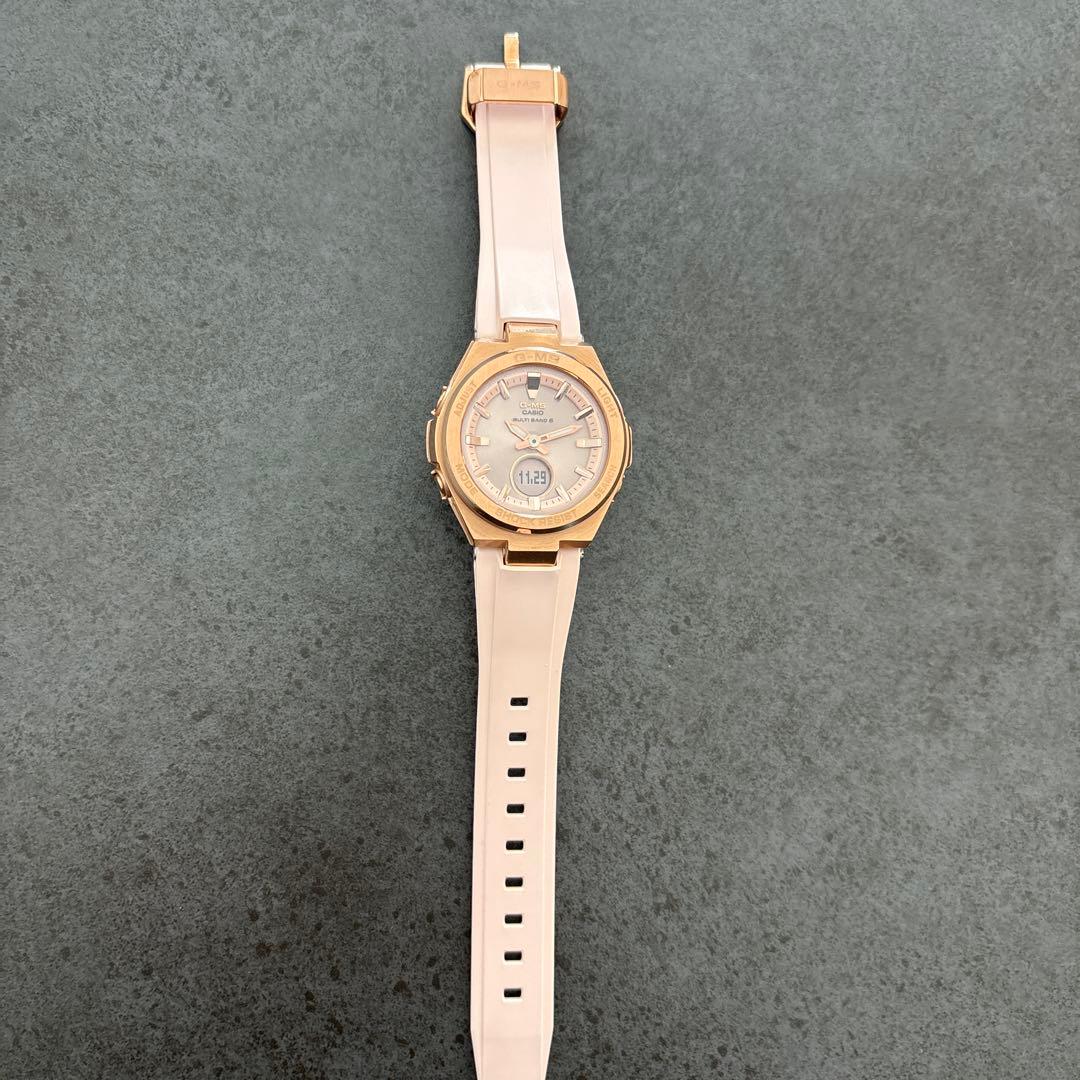 Casio Baby-G MSG-W200G-4AJF Watch with Pink Gold Finish