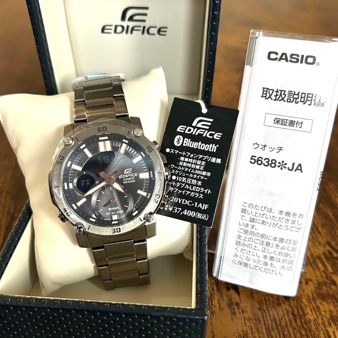 Casio Edifice Chronograph Watch Stainless Steel Model ECB-20YDC-1AJF Japan Import
