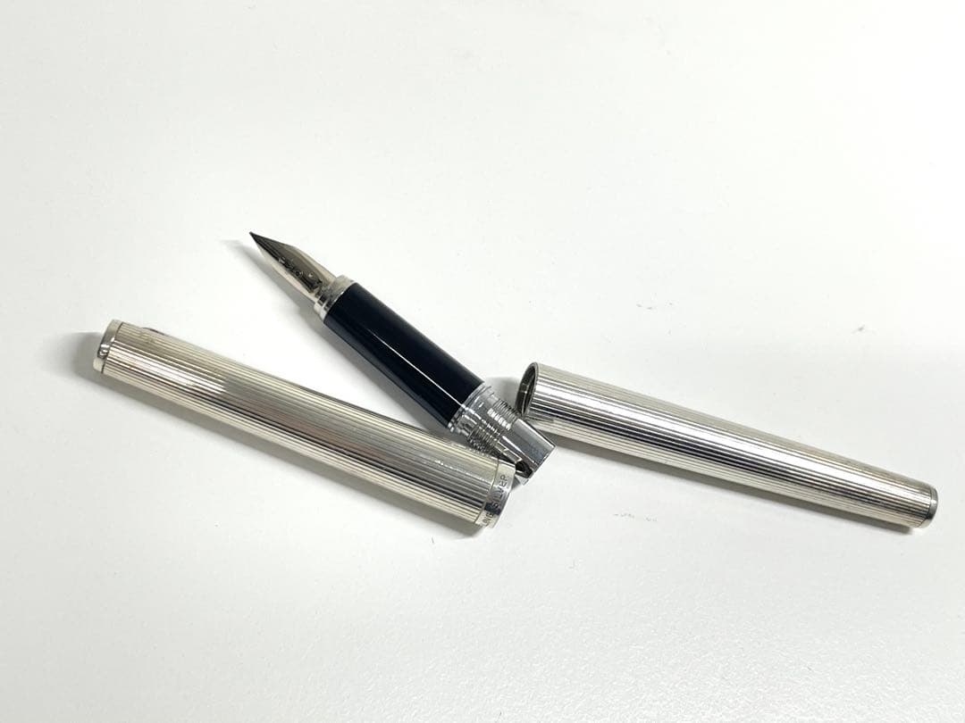 Platinum Fountain Pen Sterling Silver with 18K W.G. Nib — Japan Import