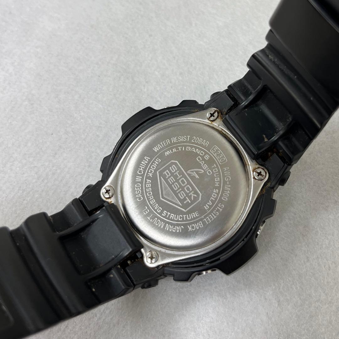 Casio G-Shock AWG-M100-1AJF Radio Solar Watch — Japan Import