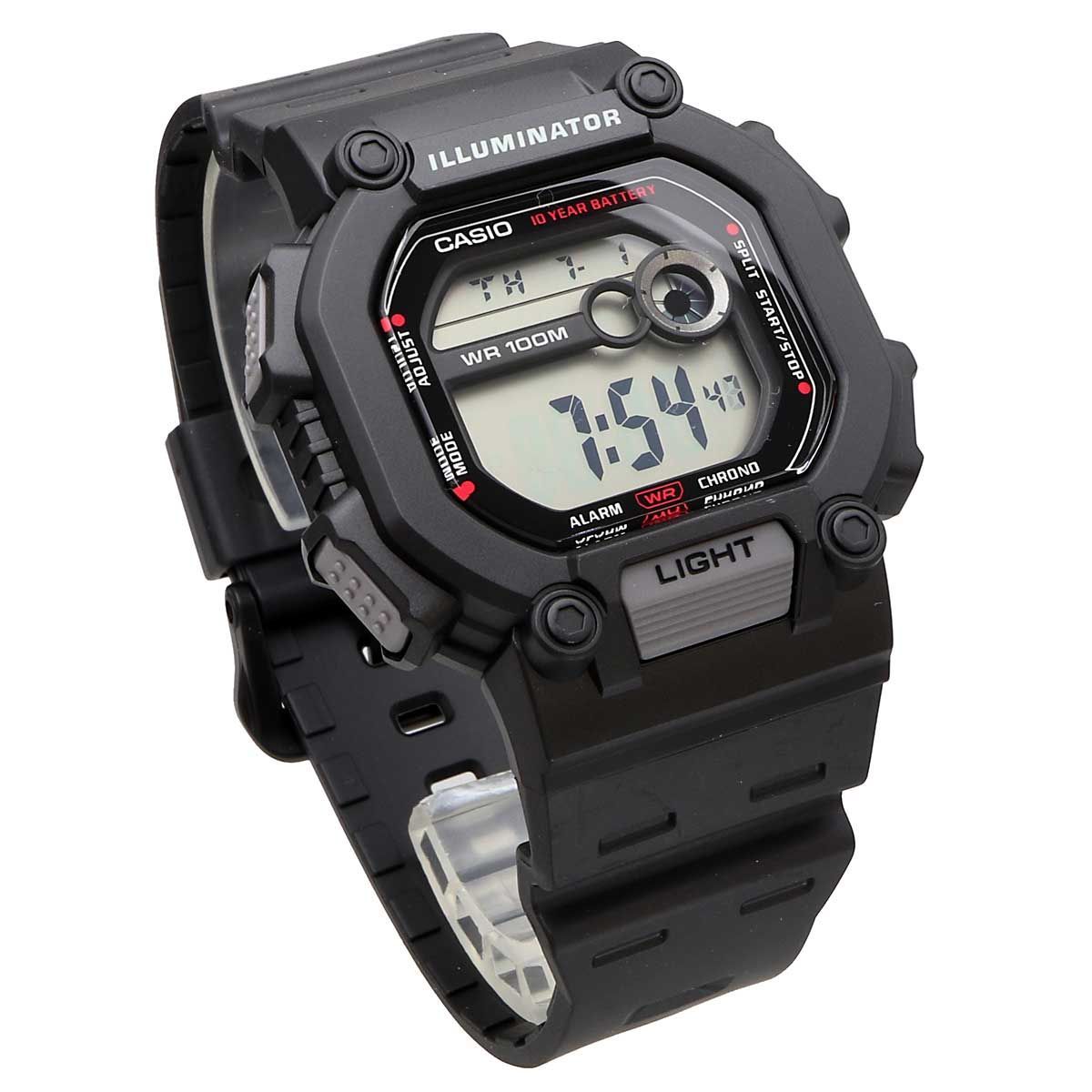 Casio W-737H-1AV Square Digital Watch — Japan Import