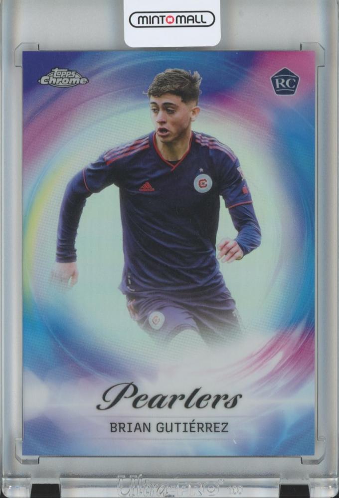 2023 Topps MLS Major League Soccer Brian Gutierrez Pearlers Rookie Trading Card